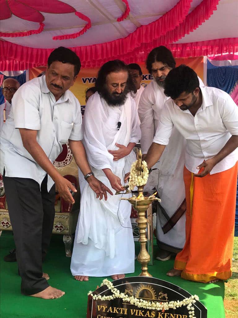Gurudev Sri Sri Ravi Shankar launched Cauvery Rejuvenation Project along with MP Pratap Simha and MLA KG Bopiah at Kodagu