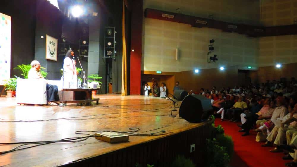Gurudev Sri Sri Ravi Shankar at Jamia Millia Islamia