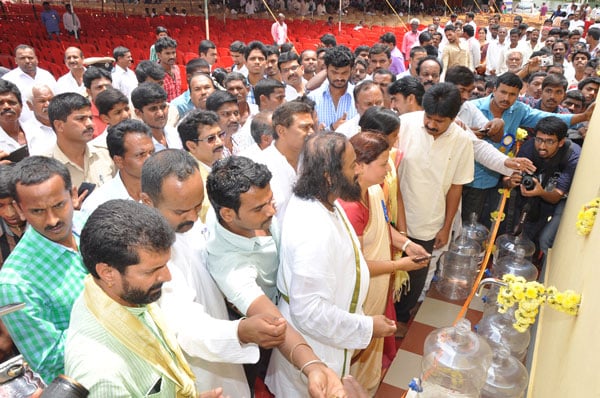 Gurudev Sri Sri Ravi Shankar - Smart Village in Chikmagalur