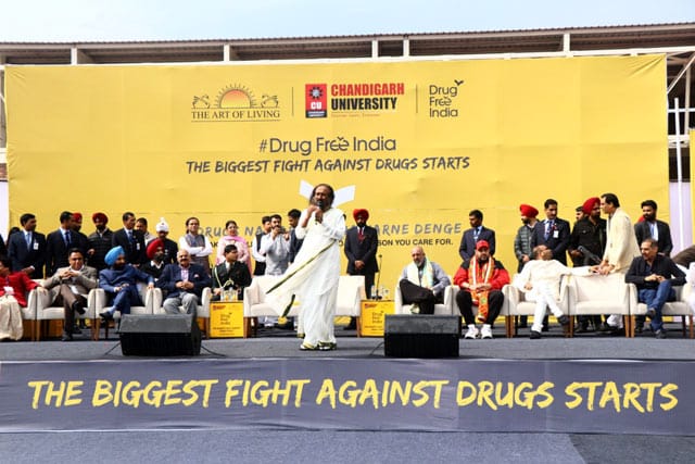 Drug Free India Chandigarh Gurudev Sri Sri Ravi Shankar speech